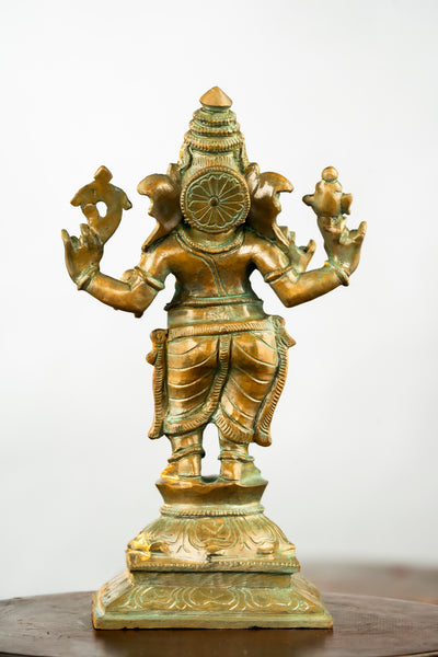 Antique Finished Standing Ganapathi - 9