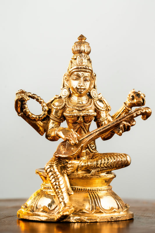 Bronze Saraswathi
