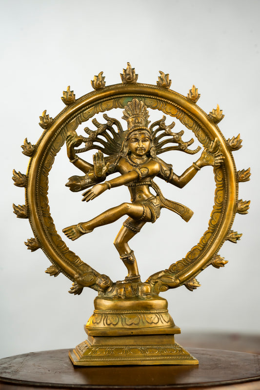 Antique Finished Bronze Natarajar -10"