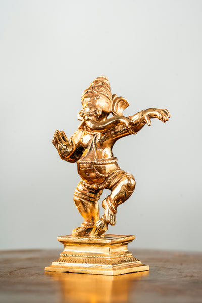 Bronze Dancing Ganapathi - 4
