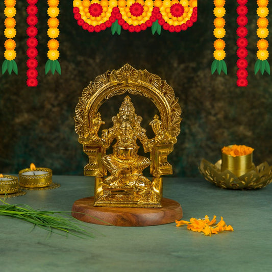Bronze Pillayar with Arch 6"