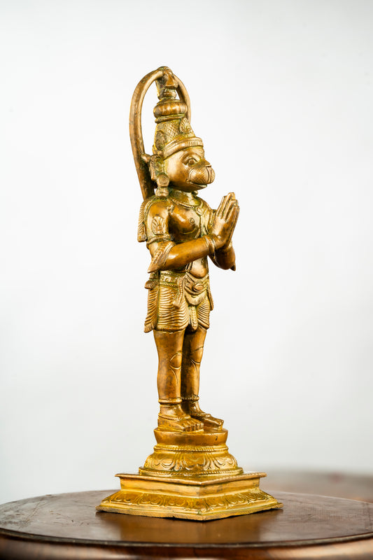 Antique Finished Elegant Hanuman 10"
