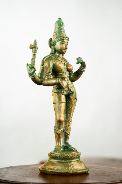 Antique Finished Elegant Ardhanareeswarar - 10