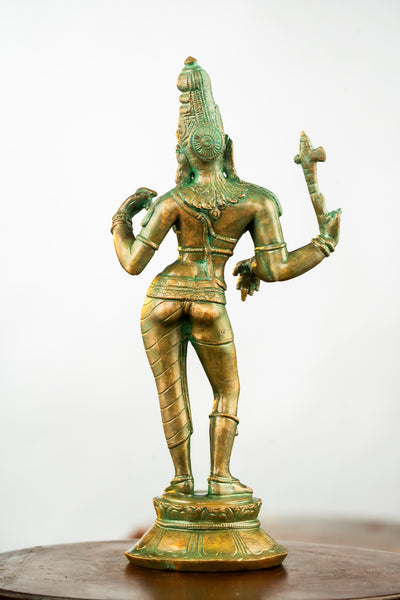 Antique Finished Elegant Ardhanareeswarar - 10