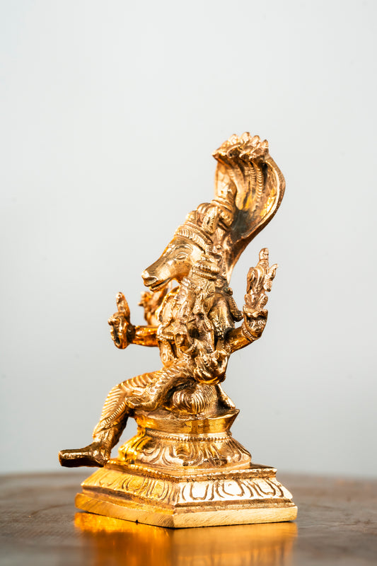 Bronze Lakshmi Hayagrivar