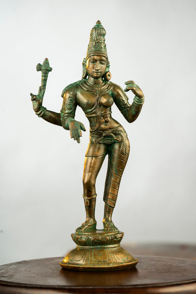 Antique Finished Elegant Ardhanareeswarar - 10