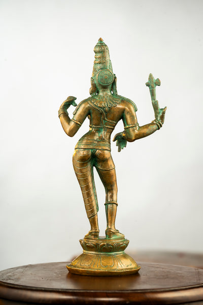 Antique Finished Elegant Ardhanareeswarar - 10