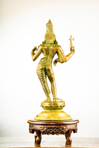 Antique Finished Elegant Ardhanareeswarar - 20