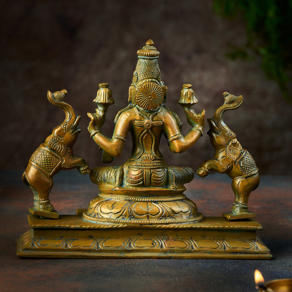 Antique Finished Gaja Lakshmi - 6