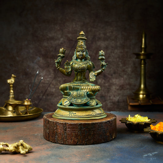 Antique Finished Lakshmi - 8 "