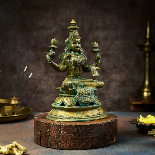 Antique Finished Lakshmi - 8 "