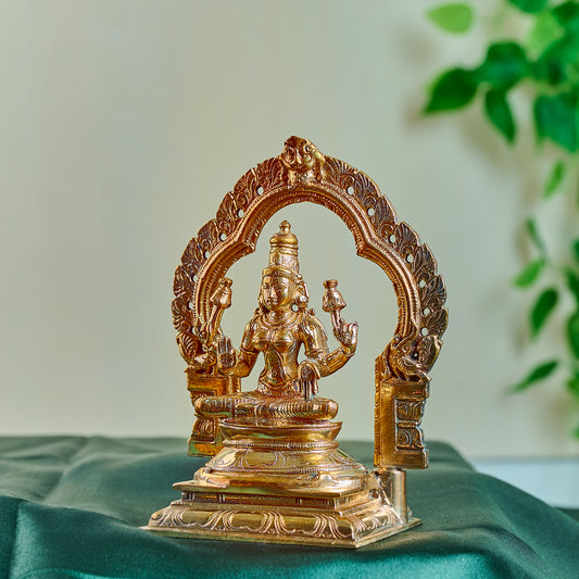 Bronze Lakshmi with Prabhavali