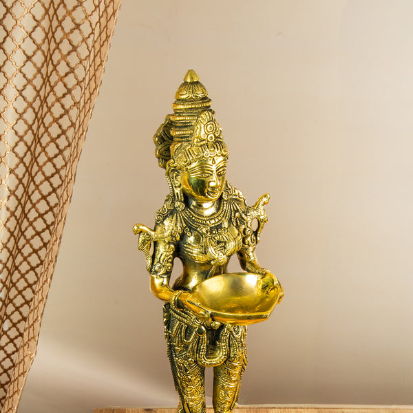 Graceful Paavai Vilakku – Large Size