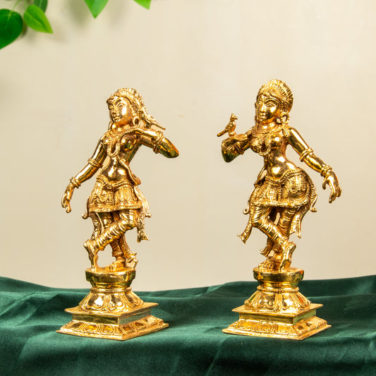Bronze Dancing Doll (pair)