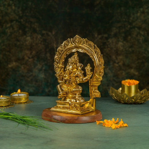 Bronze Pillayar with Arch 6