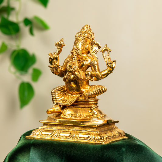 Bronze Ganapathi - 4"