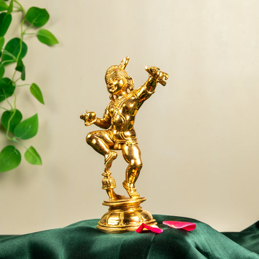 Bronze Navaneetha Krishna - 6"