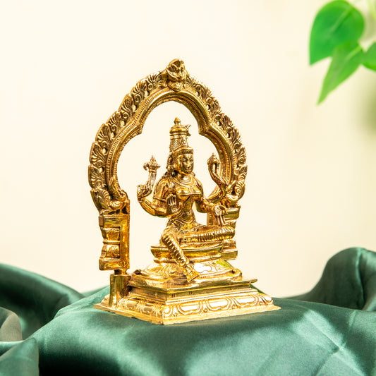 Bronze Bhuvaneshwari with Prabhavali