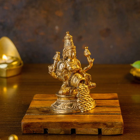 Bronze Gubeara Lakshmi 3"