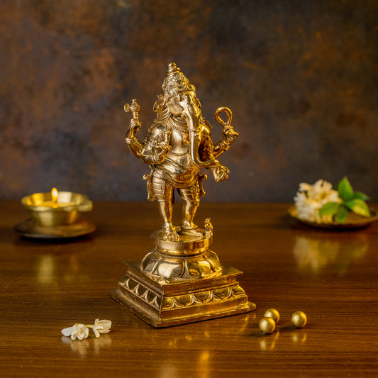 Bronze Standing Ganesh