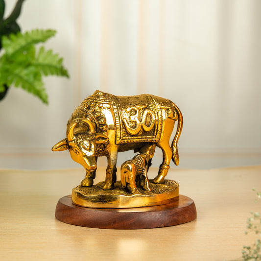 Kamadhenu - Om and Swathik