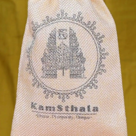 Bronze Mini Peedam Gift in Jute Bag