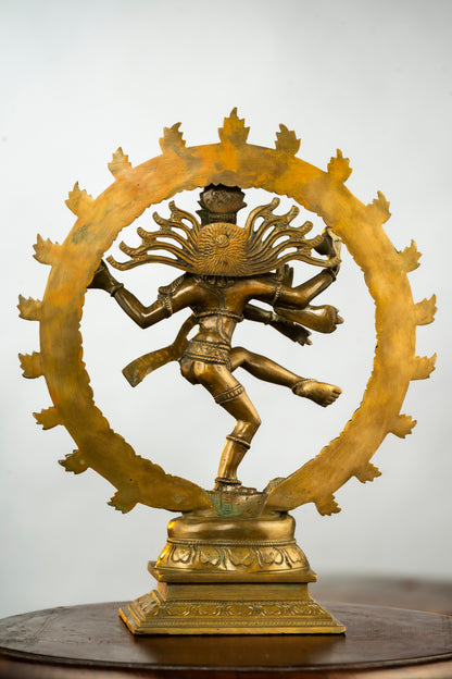 Antique Finished Bronze Natarajar -10"