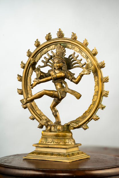 Antique Finished Bronze Natarajar -10"