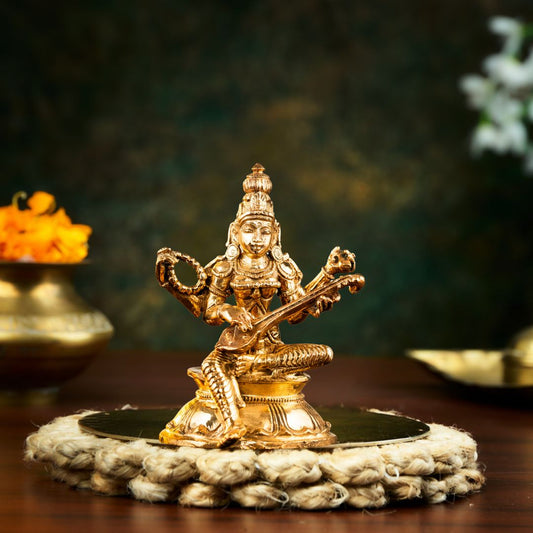 Bronze Saraswathi 