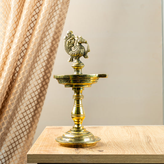 Bronze Anna Pakshi Kuthu Vilaku