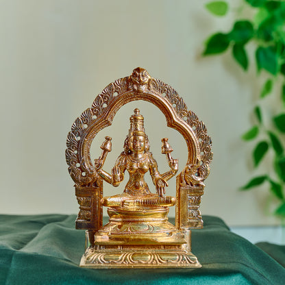 Bronze Lakshmi with Prabhavali