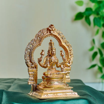 Bronze Lakshmi with Prabhavali