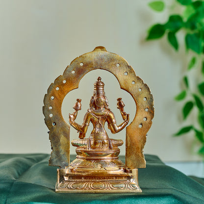 Bronze Lakshmi with Prabhavali