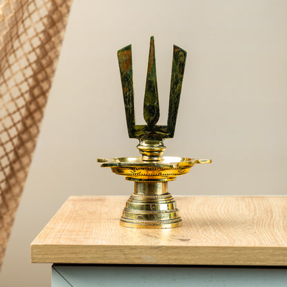 Bronze Namam Vilakku