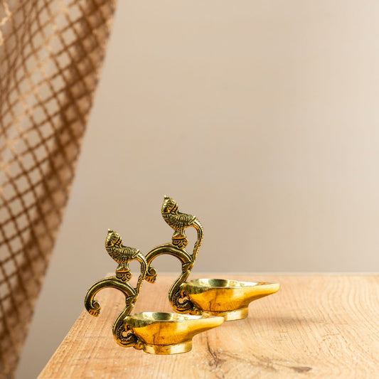 Bronze Aarti Vilakku (Pair - 2 Pieces)