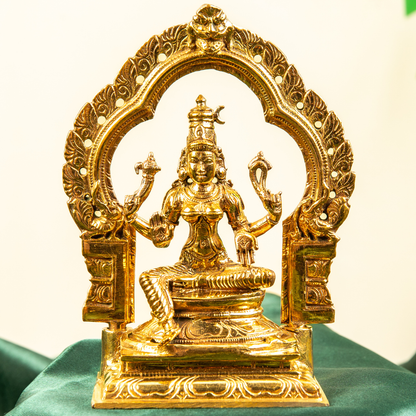 Bronze Bhuvaneshwari with Prabhavali