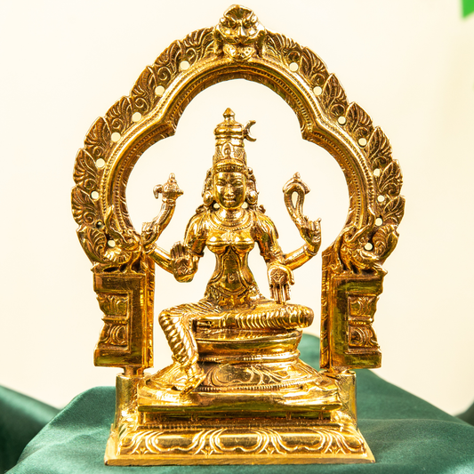 Bronze Bhuvaneshwari with Prabhavali