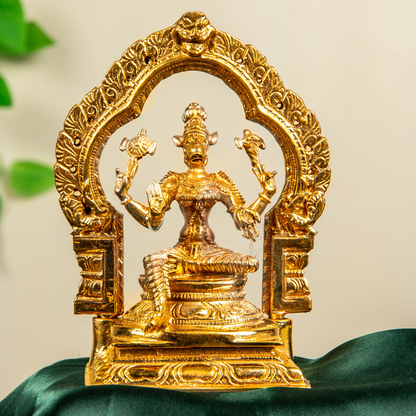 Bronze Varahi with Prabhavali  5"