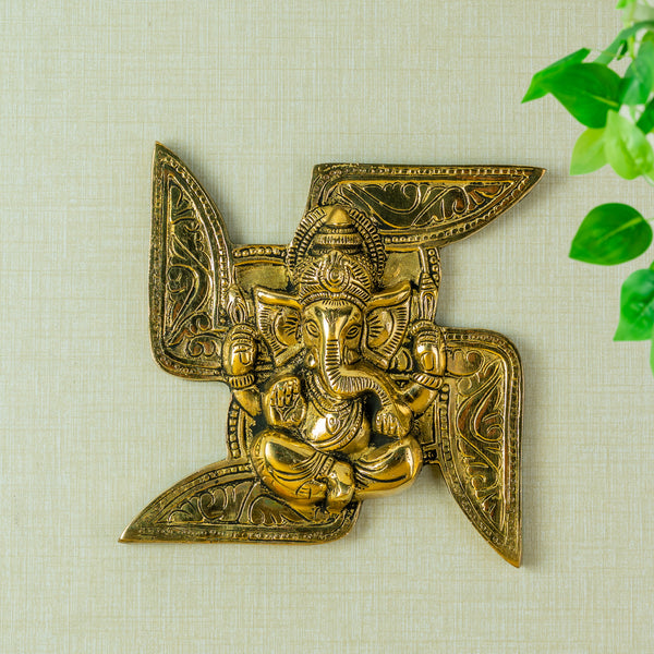 Swastik Ganesha Wall Hanger
