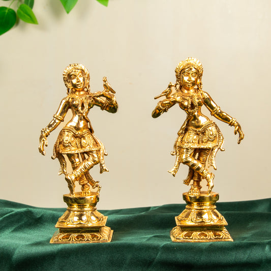 Bronze Dancing Doll (pair)
