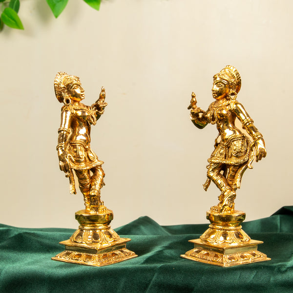Bronze Dancing Doll (pair)