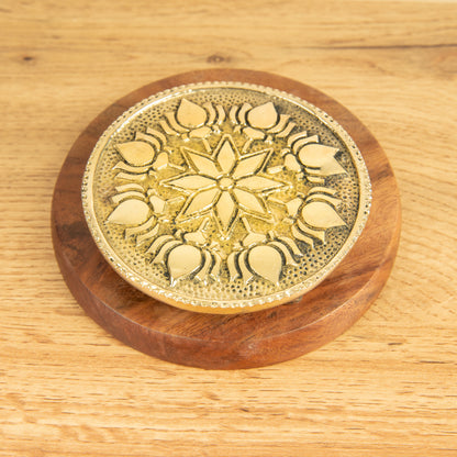 Round Padma Peedam (Lotus Base for Idols)