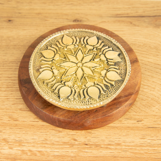 Round Padma Peedam (Lotus Base for Idols)