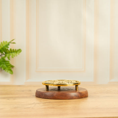 Round Padma Peedam (Lotus Base for Idols)