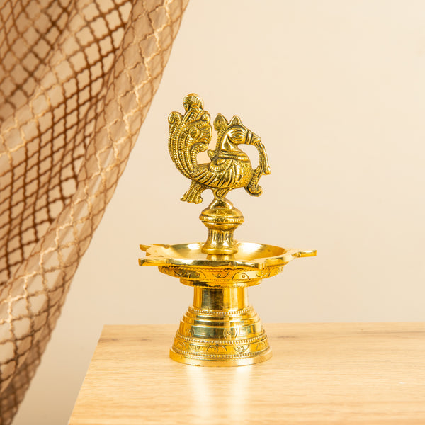 Anna Pakshi Five-Wick Vilakku