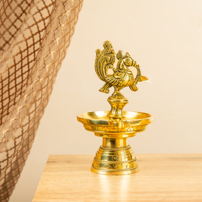 Anna Pakshi Single-Wick Vilakku