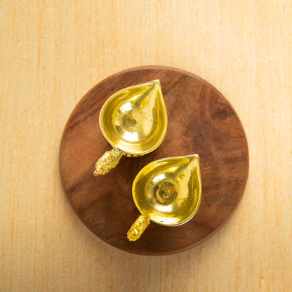 Small Mayil Vilakku (Pair)