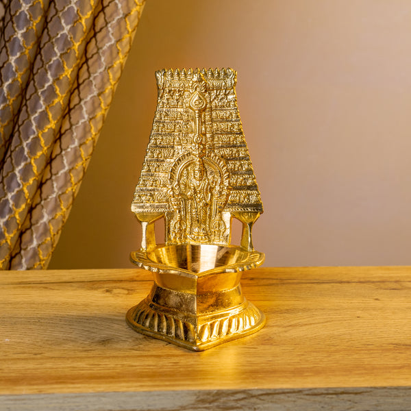 Tiruchendur Murugan Gopuram Vilakku  with Plate