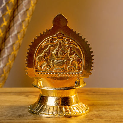 Kamakshi Vilakku With Plate