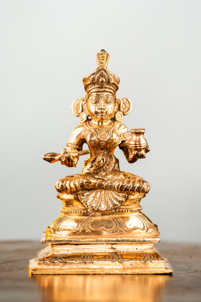 Mini Devotinal Pack. (Your Favourite Idol + Mini Peedam + 2 Lotus Deepams )